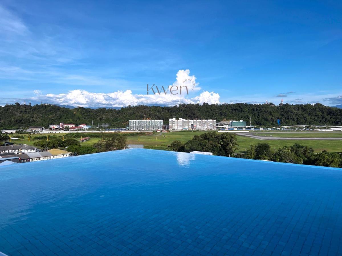 Kwen Suites-Tanjung Aru Infinitypool Seaview/Airport View Kota Kinabalu Esterno foto